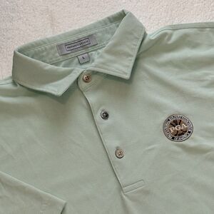Private Estate PGA of America Golf Polo Shirt Men’s Large Mint Green Performance